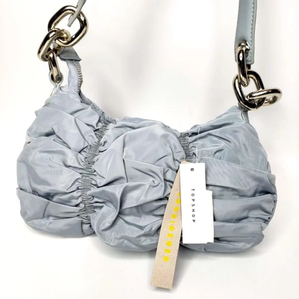 NWT Topshop Ruched Slouchy Small Shoulder‎ Hobo Purse